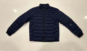 Polo Ralph Lauren Packable Down Puffer Jacket Navy Blue